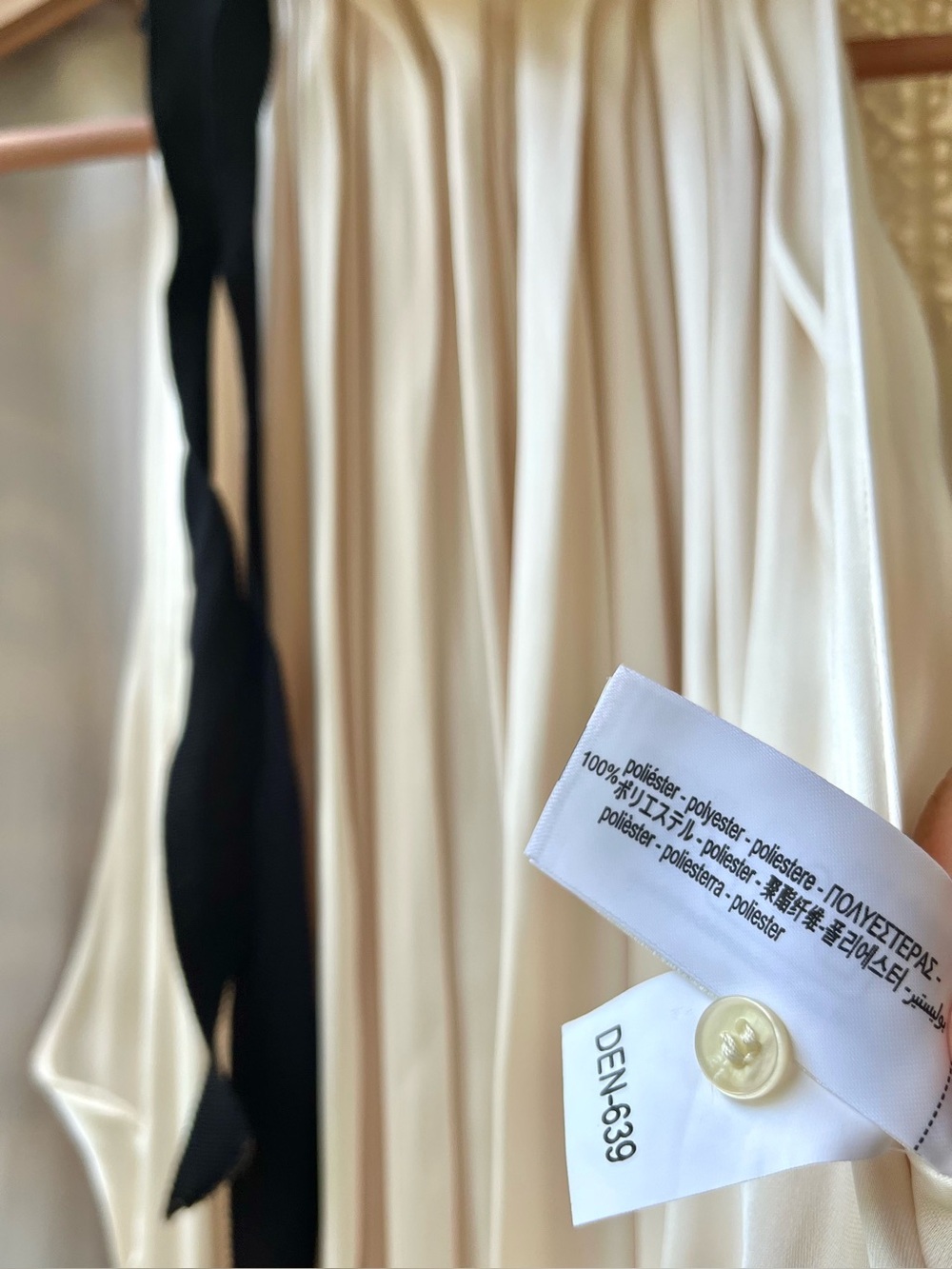 Zara Bestseller Satin Ribbon Jumpsuit Wide Leg Halter Wrinkl Fabrc Detail White - Picture 13 of 16